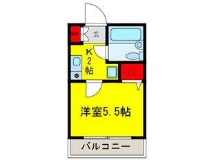 クレスト２５の物件間取画像